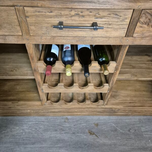 Wine Cabinet Teak 1,50 m - Image 7