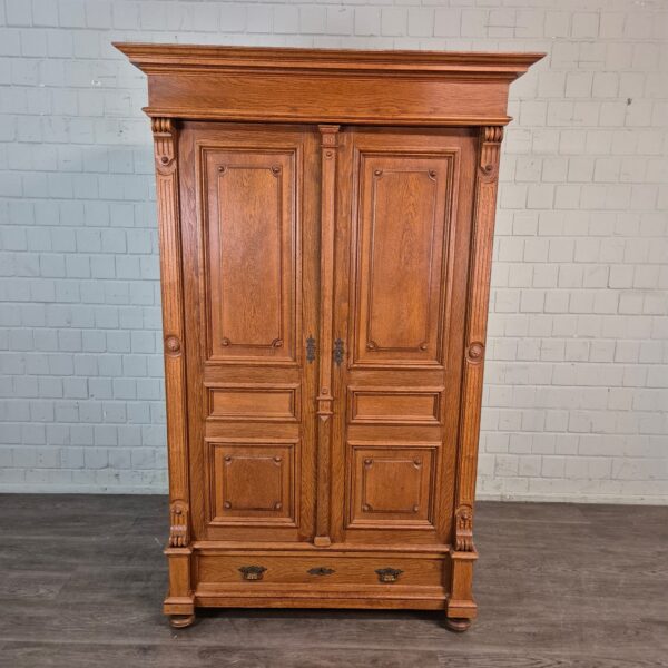 Wardrobe Gründerzeit 1880 Oak - Image 2