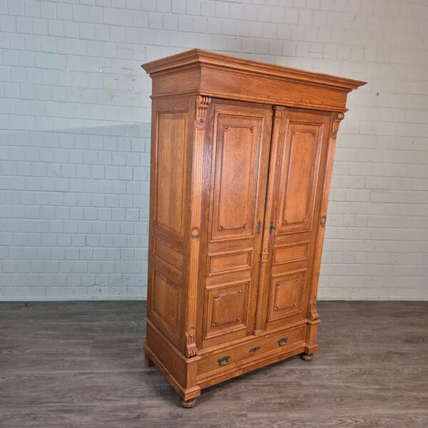 Wardrobe Gründerzeit 1880 Oak