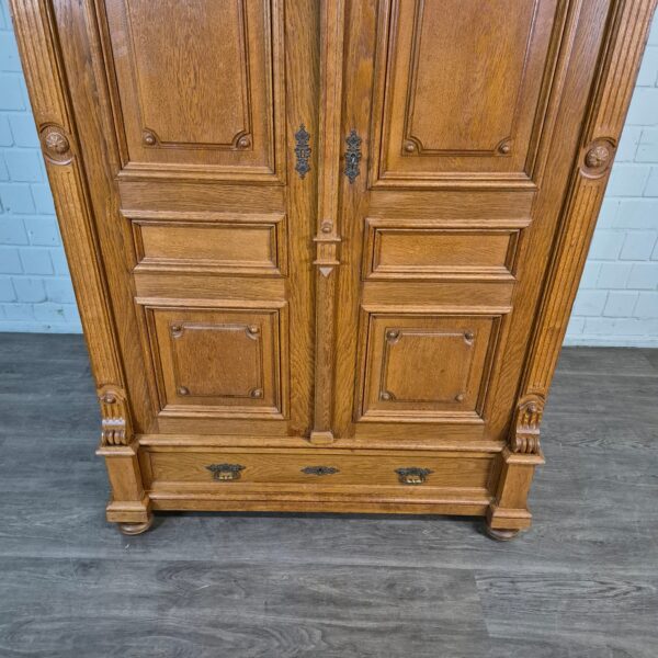 Wardrobe Gründerzeit 1880 Oak - Image 7