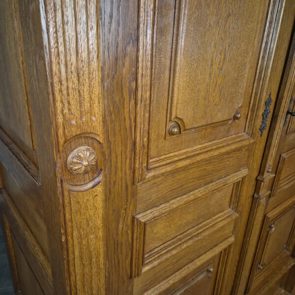 Wardrobe Gründerzeit 1880 Oak - Image 5