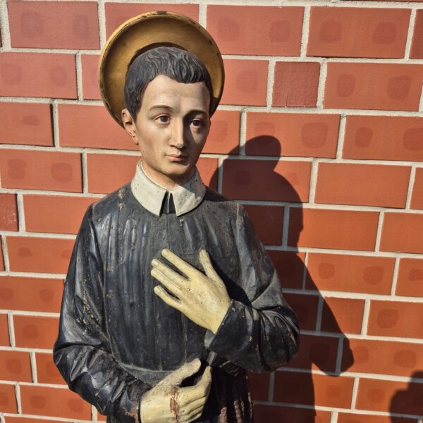 Statue Antique Saint Gerard Majella 1780 - Image 5