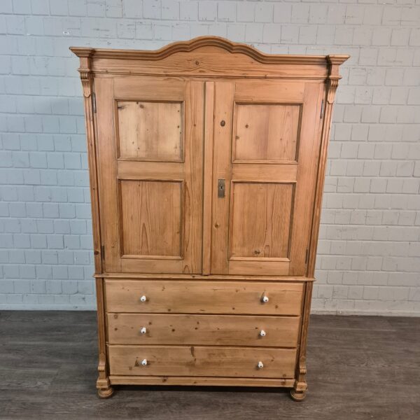 Cabinet Wardrobe Gründerzeit 1880 Pine - Image 2