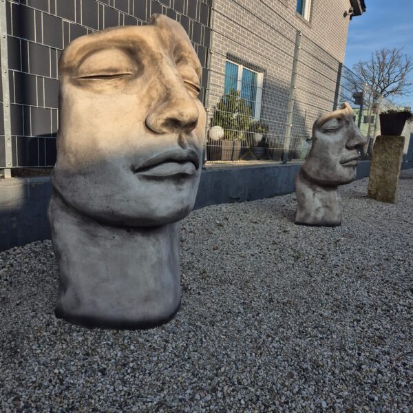 Sculpture Face Concrete 1.38 m - Image 2