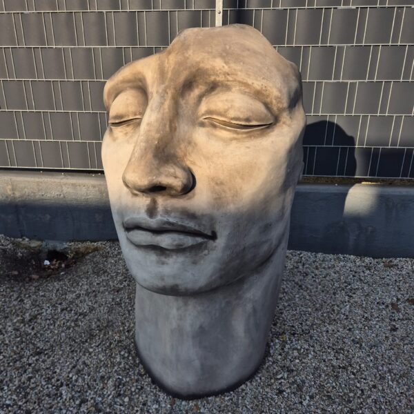 Sculpture Face Concrete 1.38 m - Image 4