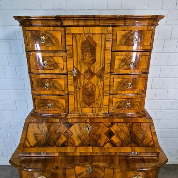 Tabernacle Secretary Baroque 1780 Walnut - Image 6