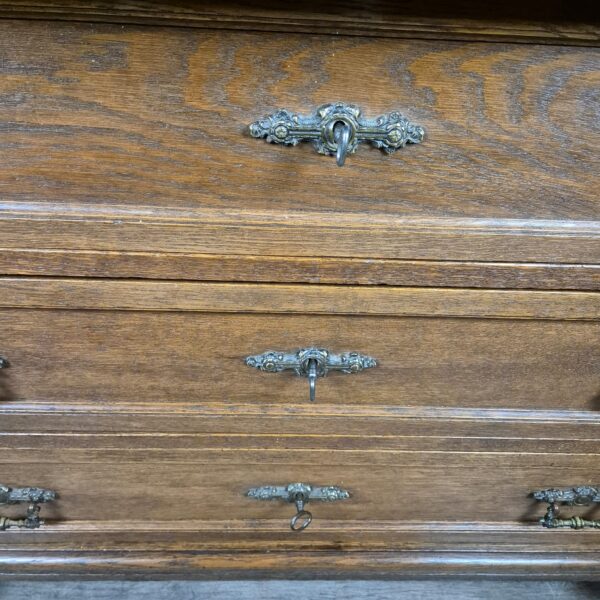 Chest of Drawers Gründerzeit 1880 Oak - Image 7