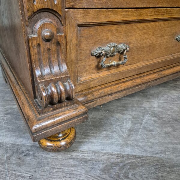 Chest of Drawers Gründerzeit 1880 Oak - Image 6