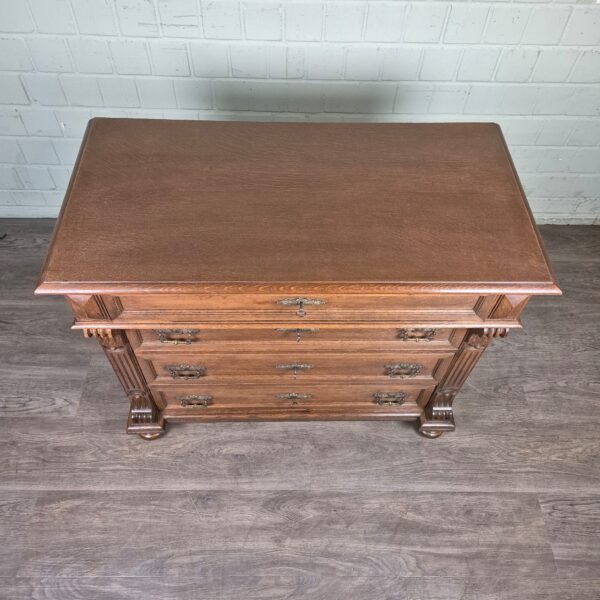 Chest of Drawers Gründerzeit 1880 Oak - Image 3