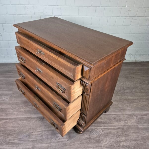 Chest of Drawers Gründerzeit 1880 Oak - Image 11