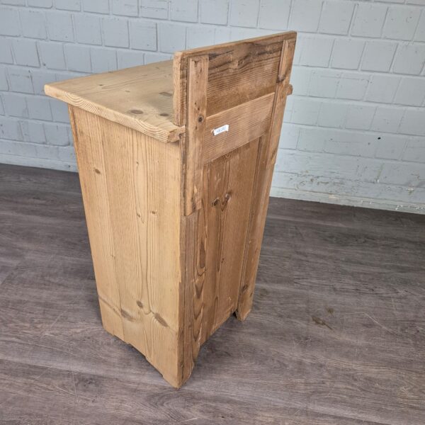 Bedside Table Jugendstil 1900 Pine - Image 7