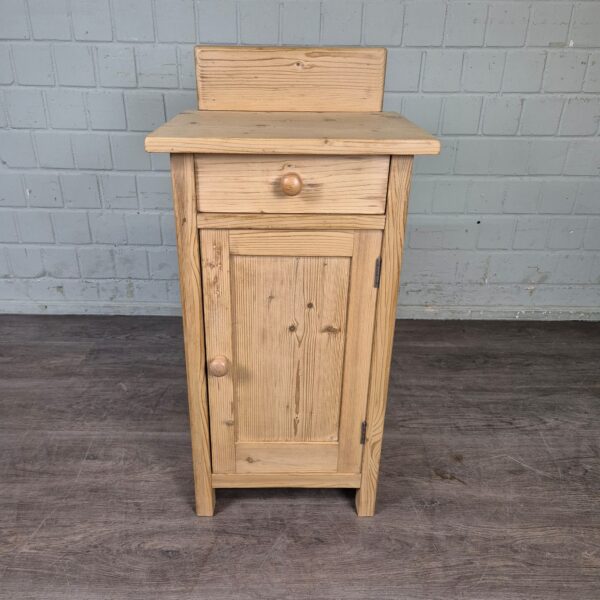 Bedside Table Jugendstil 1900 Pine - Image 2