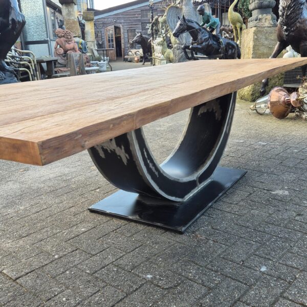 Designer Dining Table Teak 3,00 m x 1,01 m - Image 11