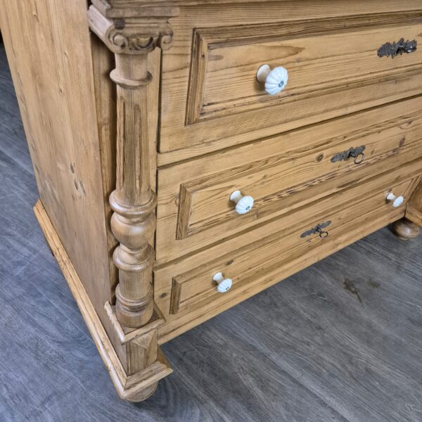 Chest of Drawers Gründerzeit 1880 Pine - Image 4