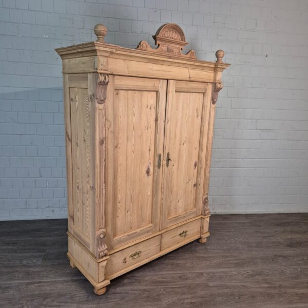 Wardrobe Gründerzeit 1880 Pine