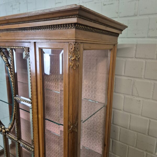 Display Case Jugendstil 1910 Walnut - Image 7