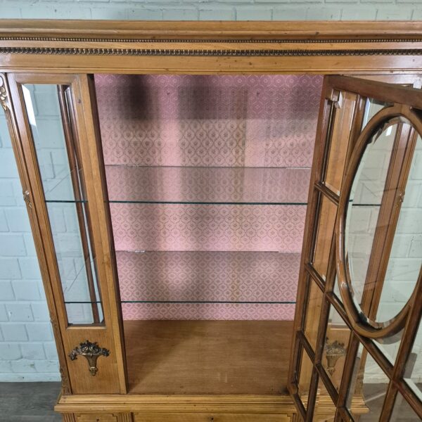 Display Case Jugendstil 1910 Walnut - Image 18