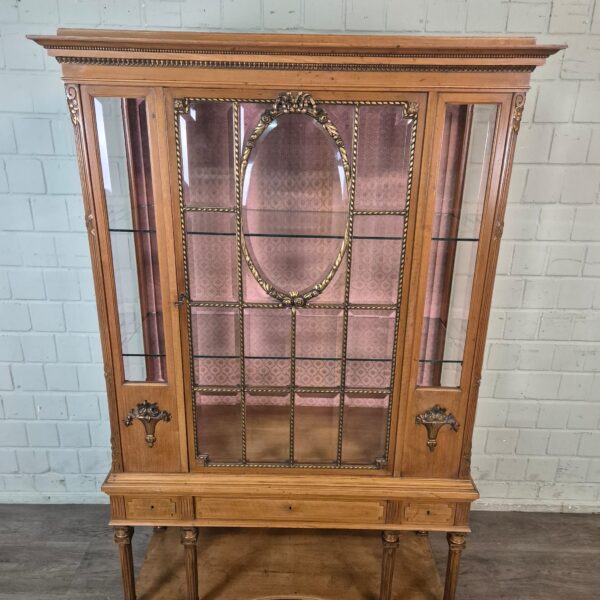 Display Case Jugendstil 1910 Walnut - Image 3