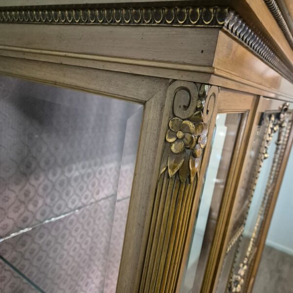 Display Case Jugendstil 1910 Walnut - Image 8