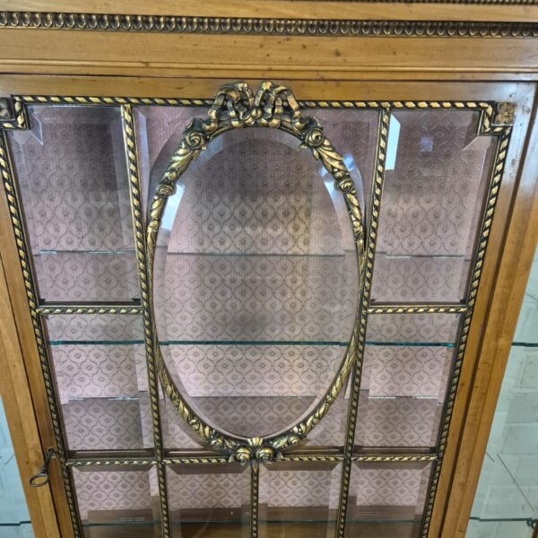 Display Case Jugendstil 1910 Walnut - Image 12