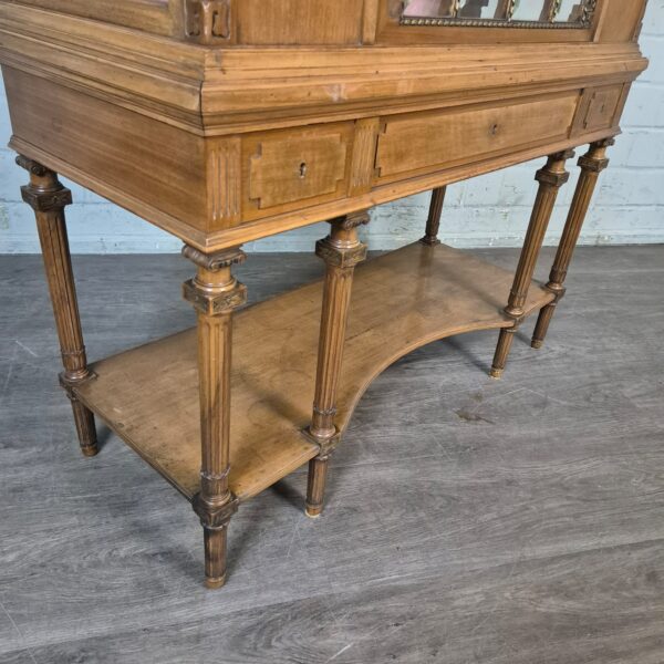 Display Case Jugendstil 1910 Walnut - Image 15