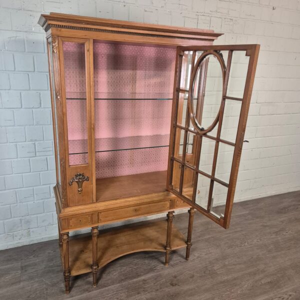 Display Case Jugendstil 1910 Walnut - Image 16