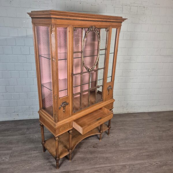 Display Case Jugendstil 1910 Walnut - Image 19