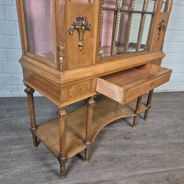 Display Case Jugendstil 1910 Walnut - Image 21