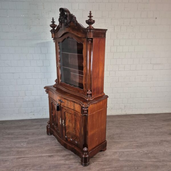 Display Case Biedermeier 1850 Mahogany - Image 3