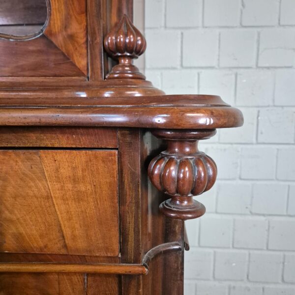 Display Case Biedermeier 1850 Mahogany - Image 5