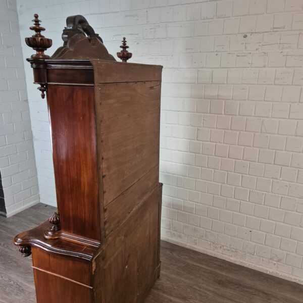 Display Case Biedermeier 1850 Mahogany - Image 17