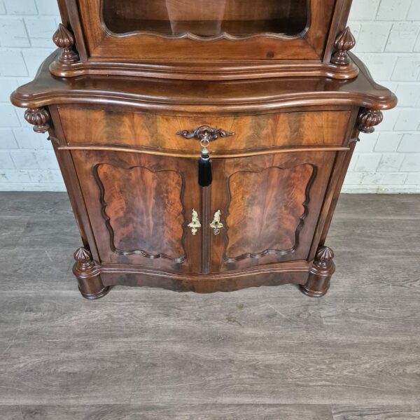 Display Case Biedermeier 1850 Mahogany - Image 6