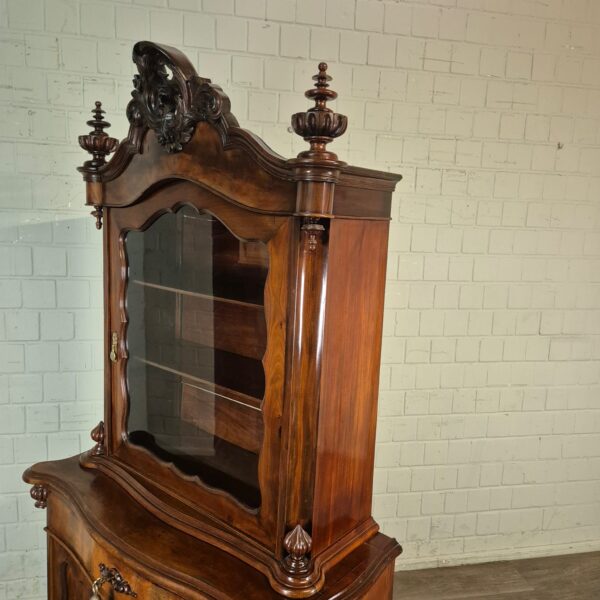 Display Case Biedermeier 1850 Mahogany - Image 4