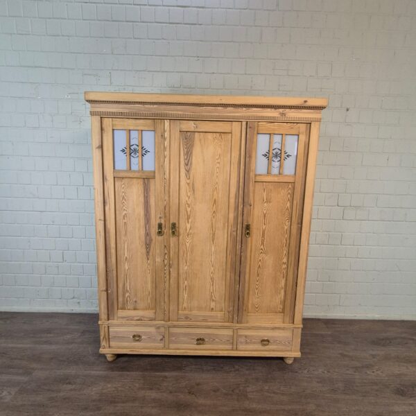 Wardrobe Jugendstil 1900 Pine - Image 2