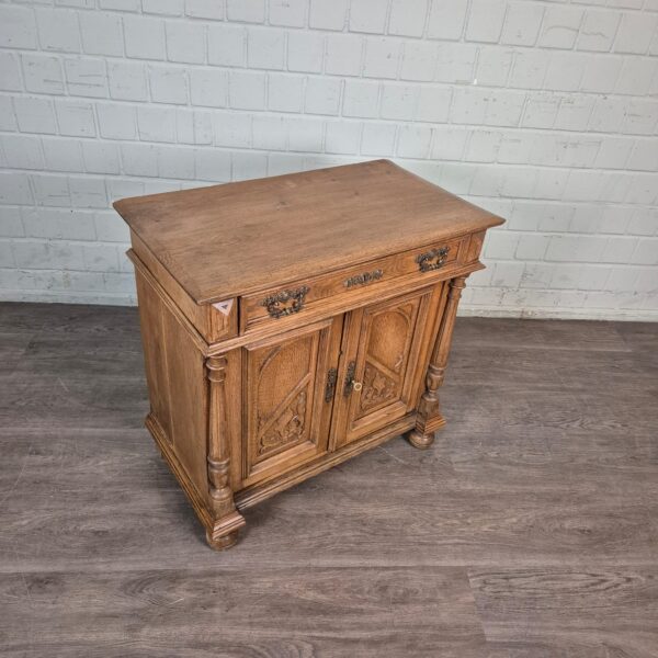 Penant Cabinet Gründerzeit 1880 Oak - Image 3