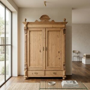 Wardrobe Gründerzeit 1880 Pine