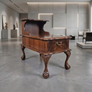 Bedside Table Nightstand Neubaroque Walnut 0,70 m