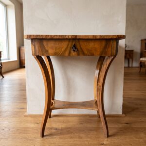 Sewing Table Biedermeier 1840 Walnut