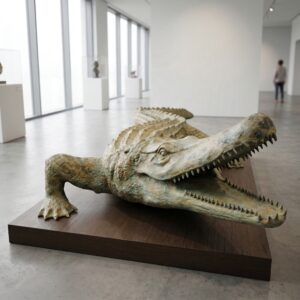 Gargoyle Statue 1940 Bronze 2,90 m