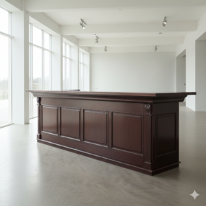 Empire Bar Shelf Mahogany 4.00 m