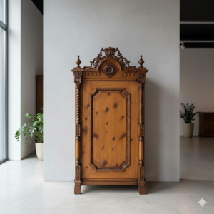 Wardrobe Gründerzeit 1880 Pine