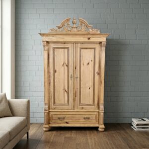 Wardrobe Gründerzeit 1880 Pine