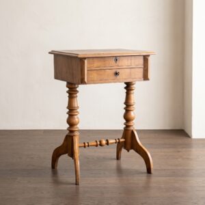 Sewing Table Gründerzeit 1880 Cherry Wood