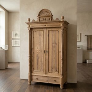 Wardrobe Gründerzeit 1880 Pine