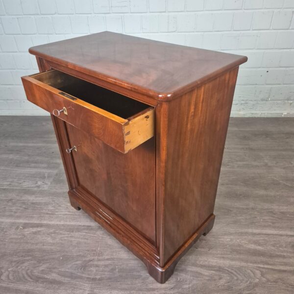 Cabinet Biedermeier 1850 Mahogany - Image 9