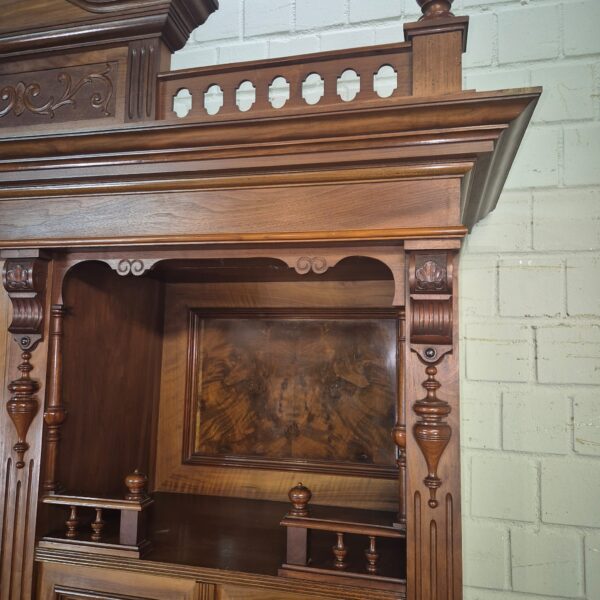 Cabinet Gründerzeit 1890 Walnut - Image 11