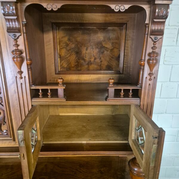 Cabinet Gründerzeit 1890 Walnut - Image 24
