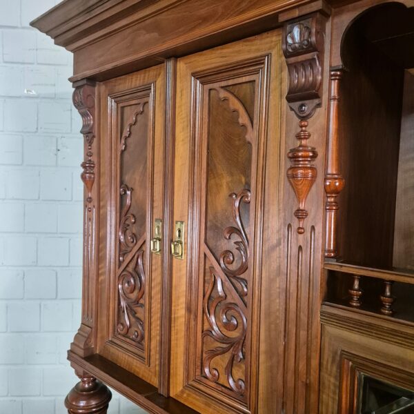 Cabinet Gründerzeit 1890 Walnut - Image 15