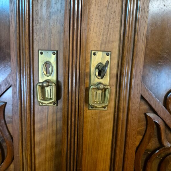 Cabinet Gründerzeit 1890 Walnut - Image 16