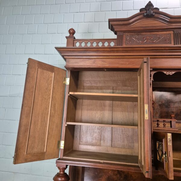 Cabinet Gründerzeit 1890 Walnut - Image 21